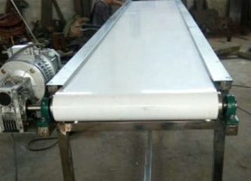 白色皮帶輸送機(jī) 材質(zhì)PU，耐高溫，耐腐蝕酸堿